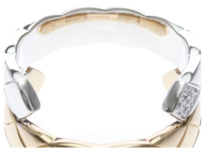 Chanel Coco Crush Large Diamantring Silber Golden - Ansicht 6