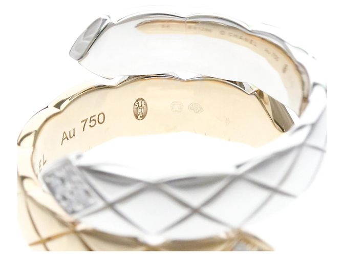 Chanel Coco Crush Large Diamantring Silber Golden - Ansicht 7