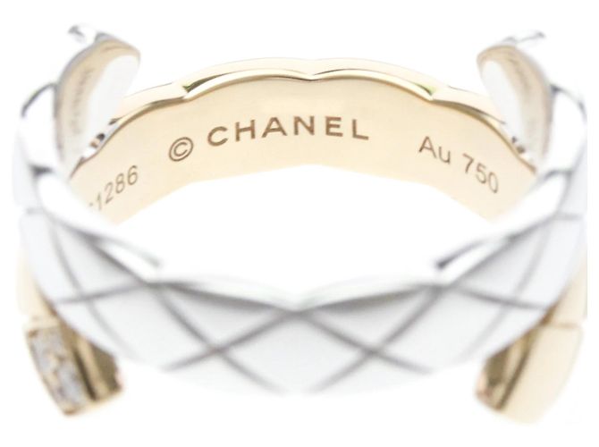 Chanel Coco Crush Large Diamantring Silber Golden - Ansicht 8