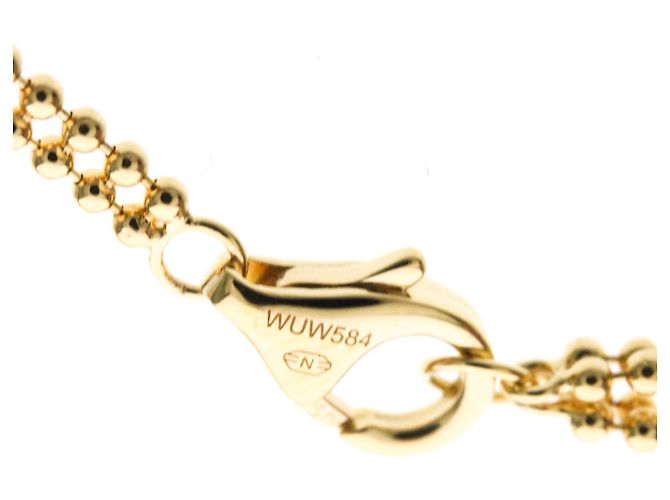 Cartier Trinity Medium Modell Diamantenhalskette Silber Golden - Ansicht 11