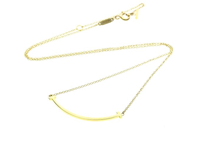 Autre Marque Collana Tiffany T Smile Small Size in oro giallo 18K D'oro - vista 13