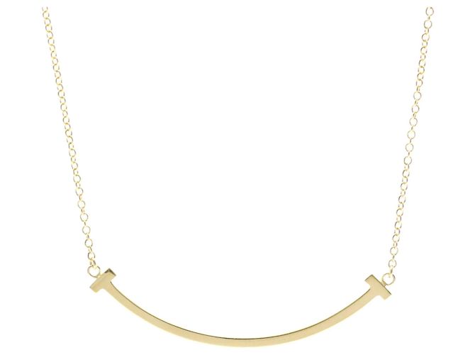 Autre Marque Collana Tiffany T Smile Small Size in oro giallo 18K D'oro - vista 2