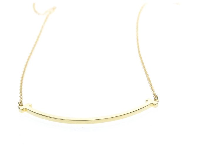 Autre Marque Collana Tiffany T Smile Small Size in oro giallo 18K D'oro - vista 4