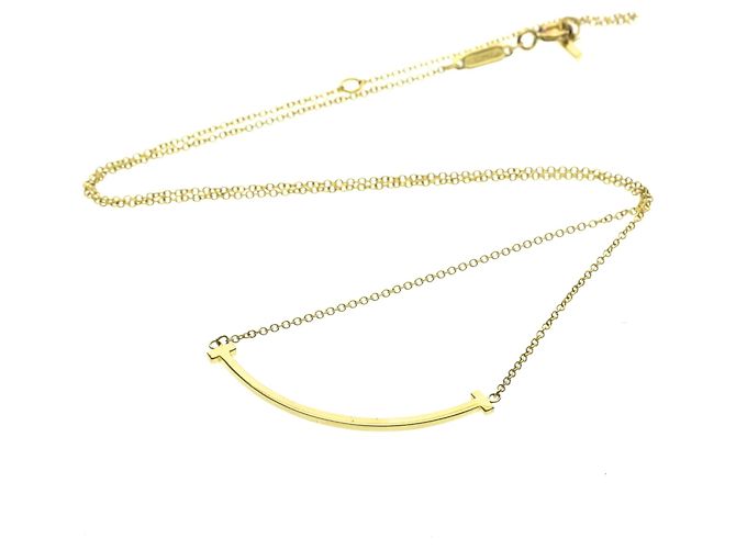 Autre Marque Collana Tiffany T Smile Small Size in oro giallo 18K D'oro - vista 13