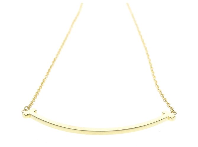 Autre Marque Collana Tiffany T Smile Small Size in oro giallo 18K D'oro - vista 4