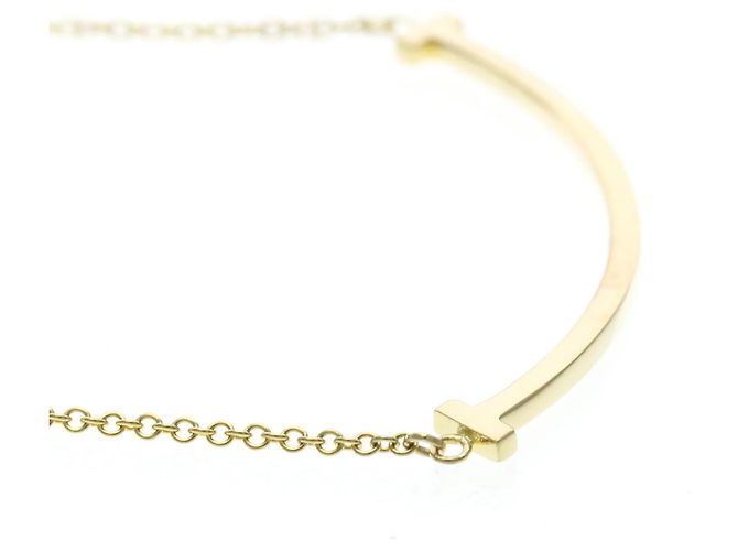 Autre Marque Collana Tiffany T Smile Small Size in oro giallo 18K D'oro - vista 5