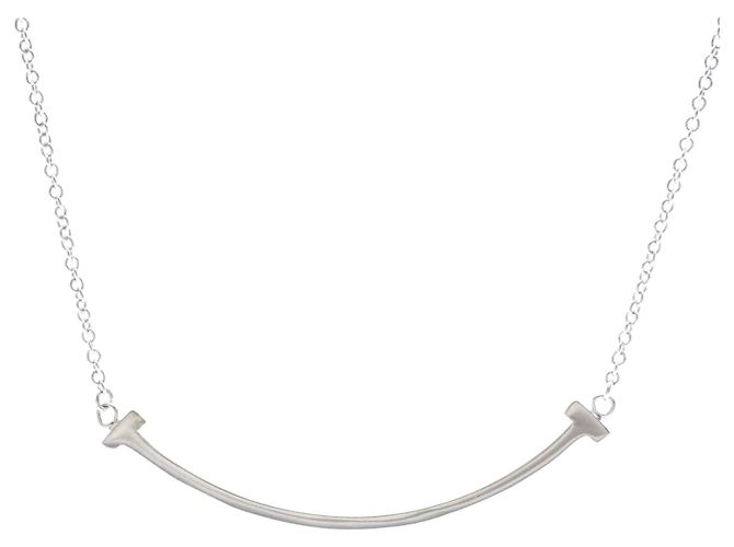 Autre Marque Collana Tiffany T Smile Small Size in oro bianco 18K Argento - vista 2