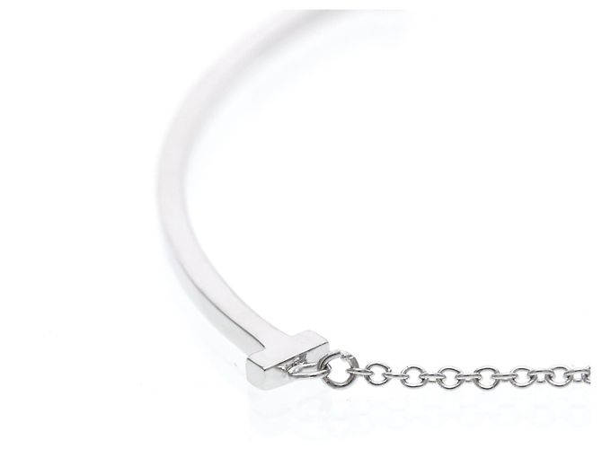 Autre Marque Collana Tiffany T Smile Small Size in oro bianco 18K Argento - vista 3