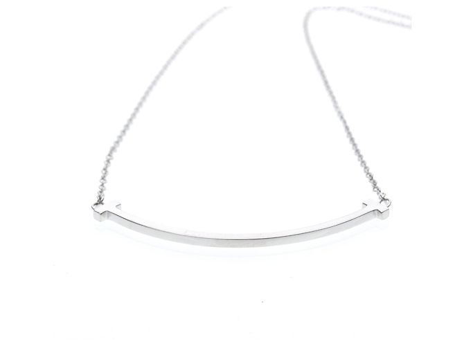 Autre Marque Collana Tiffany T Smile Small Size in oro bianco 18K Argento - vista 4