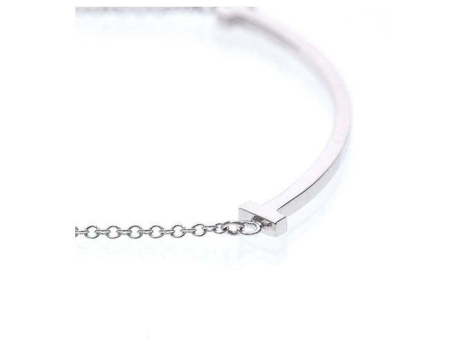Autre Marque Collana Tiffany T Smile Small Size in oro bianco 18K Argento - vista 5