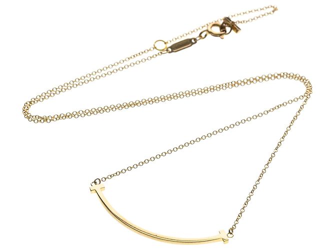 Autre Marque Collana Tiffany T Smile Small Size in oro rosa 18K D'oro - vista 13