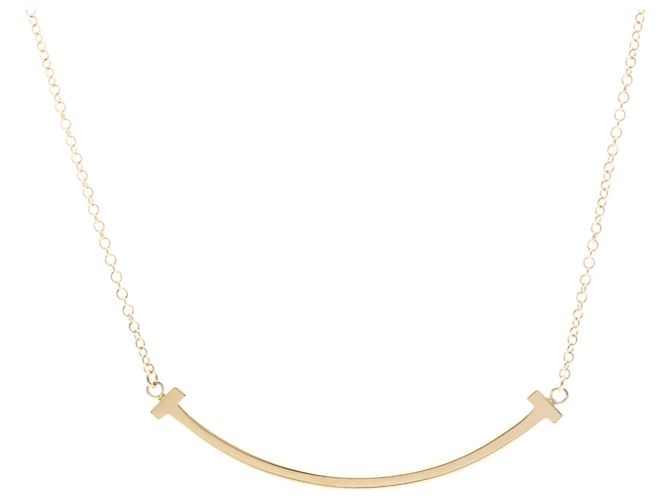 Autre Marque Collana Tiffany T Smile Small Size in oro rosa 18K D'oro - vista 2