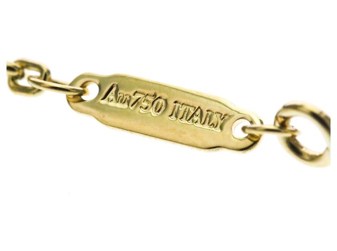 Autre Marque Collana Tiffany Hardware Double Link in oro giallo 18K D'oro - vista 12
