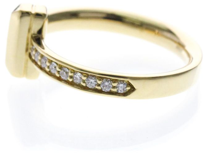 Autre Marque Anello Tiffany T One Narrow in oro giallo 18K D'oro - vista 2