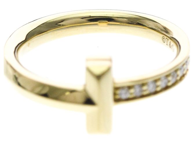 Autre Marque Anello Tiffany T One Narrow in oro giallo 18K D'oro - vista 5