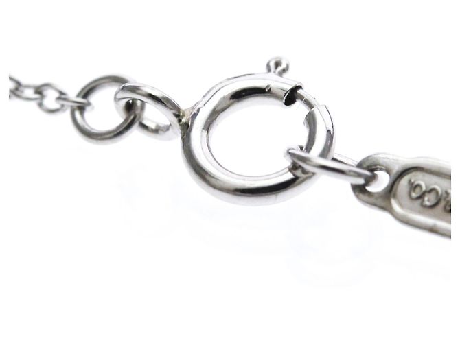 Autre Marque Collier Tiffany Bubble en diamant en platine Argenté - vue 10