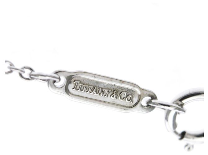 Autre Marque Collier Tiffany Bubble en diamant en platine Argenté - vue 9