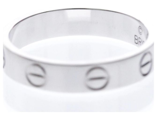 Cartier Mini Love Ring in 18K Weißgold Silber - Ansicht 6