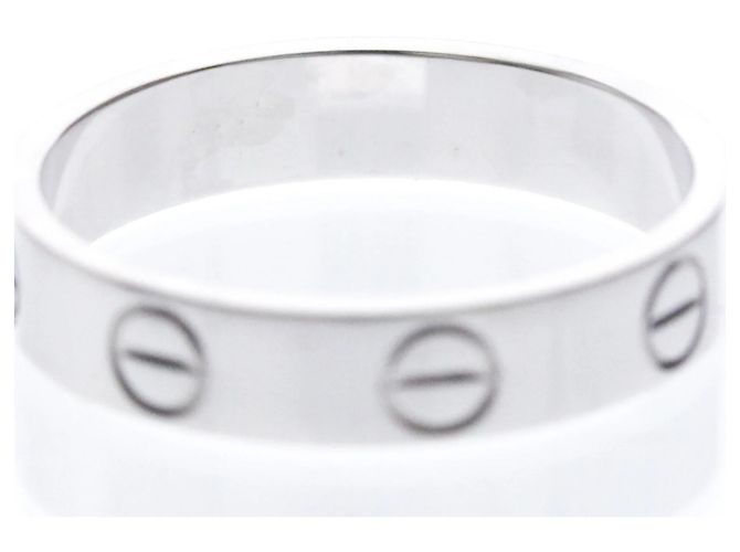 Cartier Mini Love Ring in 18K Weißgold Silber - Ansicht 7
