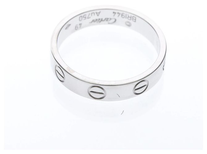 Cartier Mini Love Ring in 18K Weißgold Silber - Ansicht 9