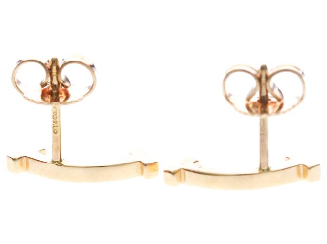 Autre Marque Orecchini Tiffany T Smile in oro rosa 18K D'oro - vista 4