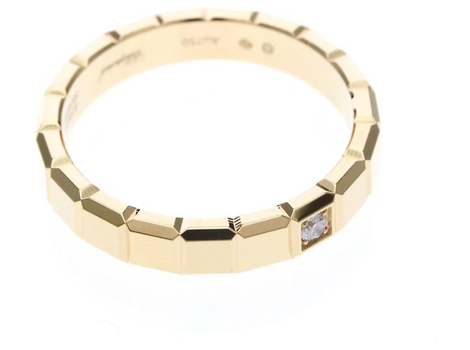 Chopard Ice Cube Diamond Ring in 18K Pink Gold Golden - view 9