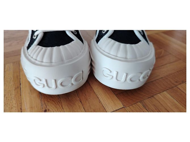 Sneaker Gucci Ancora Chunky in canvas GG nero Bianco - vista 5