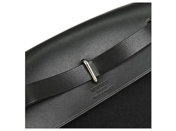 Hermès Hermes Herbag Toile and Leather TPM Preto - vista 5