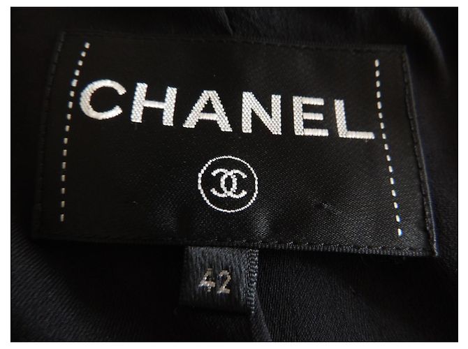 Chanel Métiers d'Art Pre-Fall 2020 Tweedjacke Bicolor Schwarz Weiß - Ansicht 10