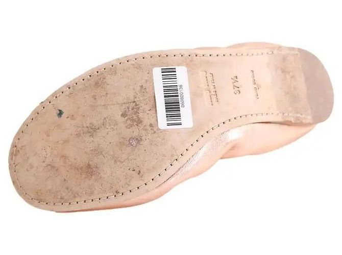 Bailarinas Miu Miu de cuero rosa - vista 6