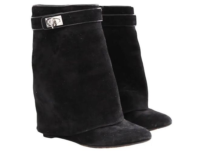 Givenchy Shark Boots Black Suede - view 3