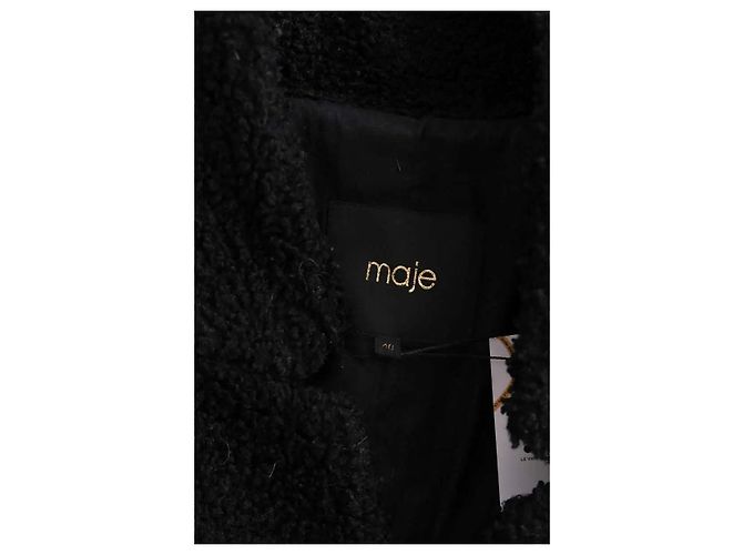 Maje Mantel schwarz - Ansicht 5