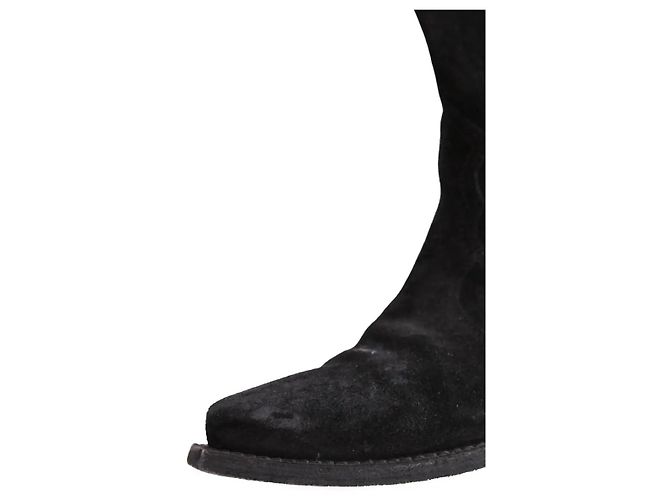 Autre Marque Stivali western Saint Laurent in camoscio nero 37 - vista 5