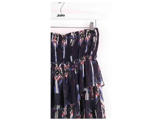 Minifalda de seda negra Isabel Marant Negro - vista 2