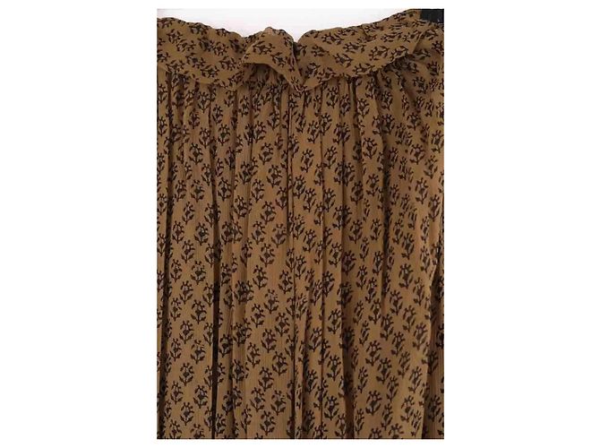 Autre Marque Abito Malène Birger Camel Cammello - vista 4