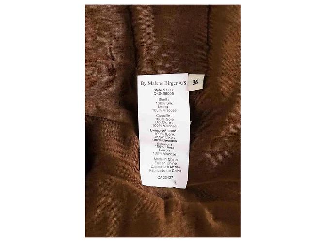 Autre Marque Abito Malène Birger Camel Cammello - vista 6