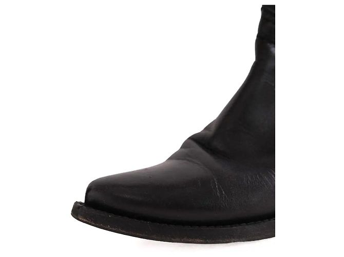 Autre Marque Botas western Saint Laurent de cuero negro 37 - vista 5