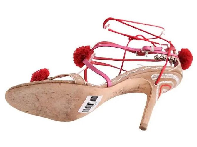 Autre Marque Dior Absatzschuhe aus Leder Rosa Größe 38 Pink - Ansicht 6