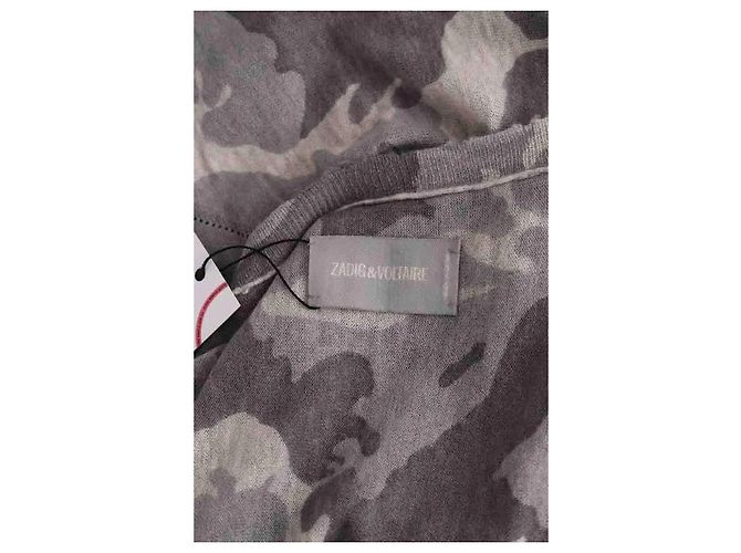 Pull en cachemire gris Zadig & Voltaire M - vue 5