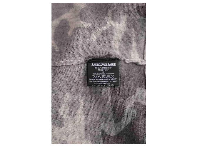 Pull en cachemire gris Zadig & Voltaire M - vue 6