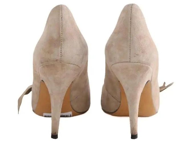 Tacchi Isabel Marant in camoscio kaki taglia 38 Cachi - vista 2
