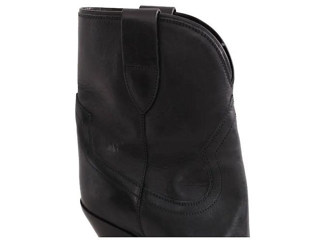 Stivaletti Isabel Marant in pelle nera taglia 38 Nero - vista 4