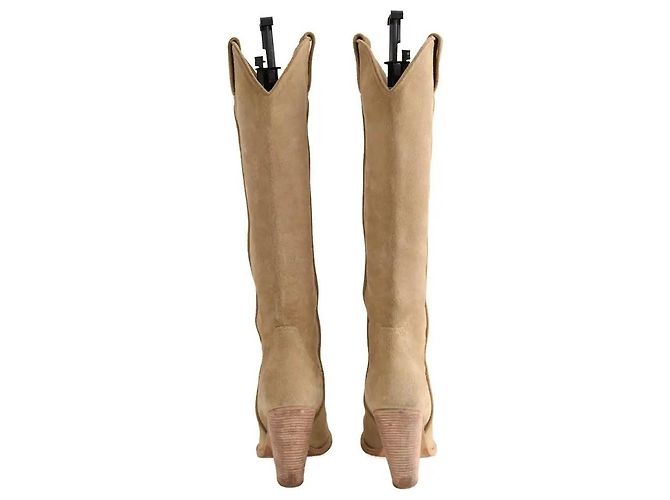 Pierre Hardy Stiefel aus Wildleder Camel Kamel - Ansicht 2