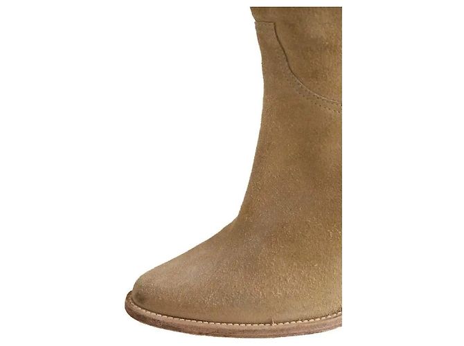 Pierre Hardy Stiefel aus Wildleder Camel Kamel - Ansicht 5