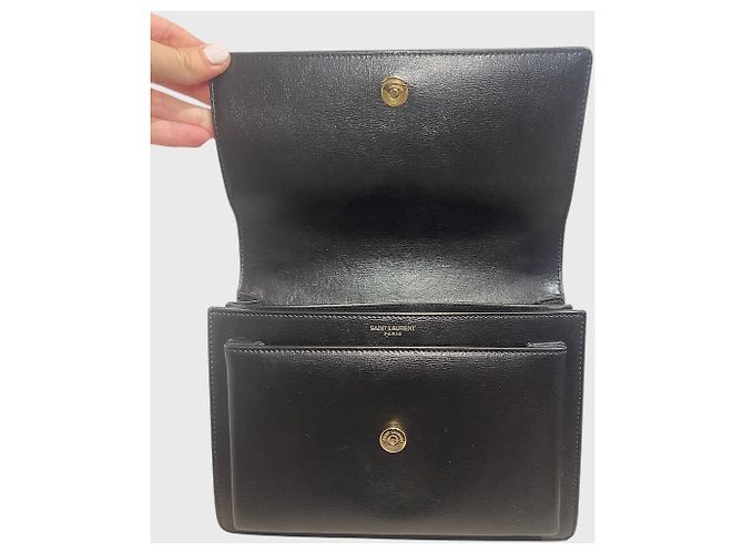 Autre Marque Borsa Saint Laurent Sunset nera Nero - vista 10