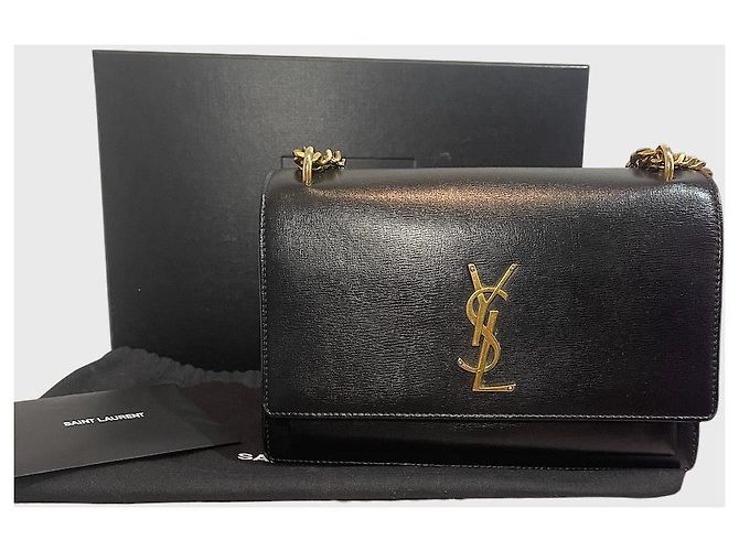 Autre Marque Borsa Saint Laurent Sunset nera Nero - vista 17