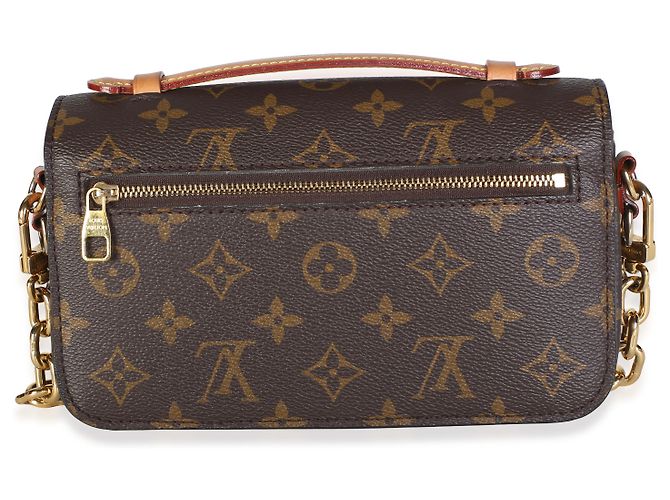 Louis Vuitton Monogram Canvas Pochette Metis East West Braun - Ansicht 2