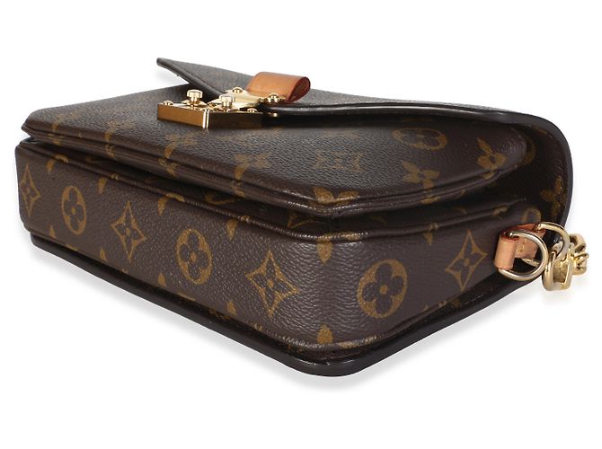 Louis Vuitton Monogram Canvas Pochette Metis East West Braun - Ansicht 6