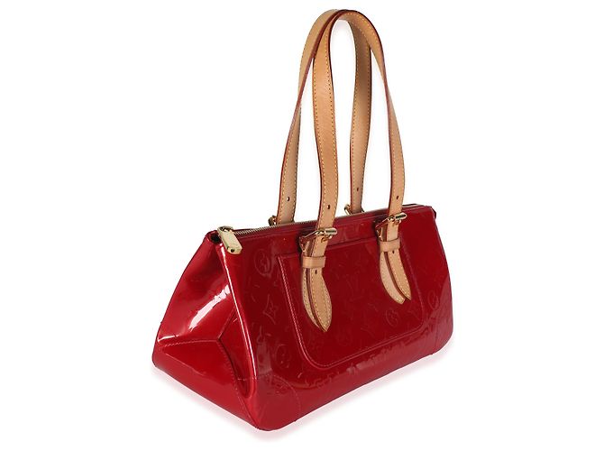 Louis Vuitton Pomme D'Amour Monogram Vernis Rosewood Rosso - vista 4