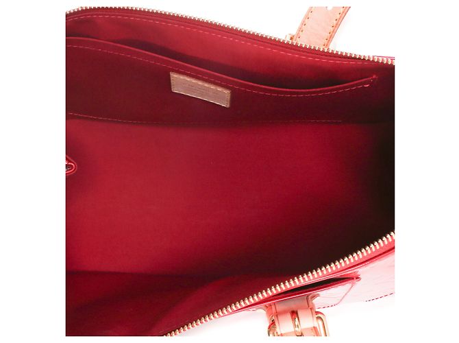 Louis Vuitton Pomme D'Amour Monogram Vernis Rosewood Rosso - vista 5